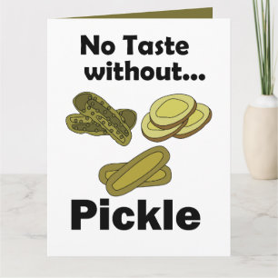 Tarjeta Pepinillos Sin Sabor Sin Pepinillo 