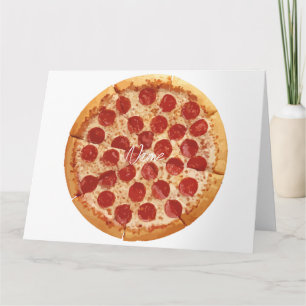 Tarjeta Pepperoni Pizza Thunder_Cove