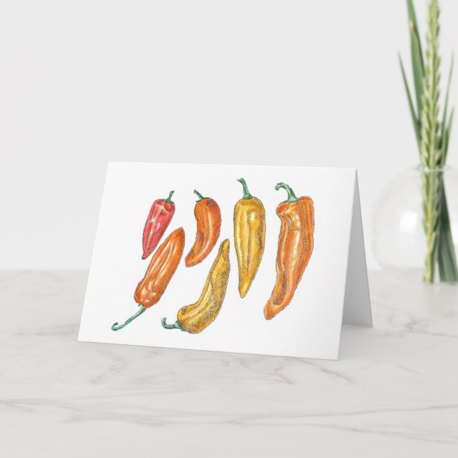 Tarjeta Peppers dulces (Anverso)