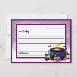 Tarjeta Pequeña A Baby's Brewing _Dear Baby Card