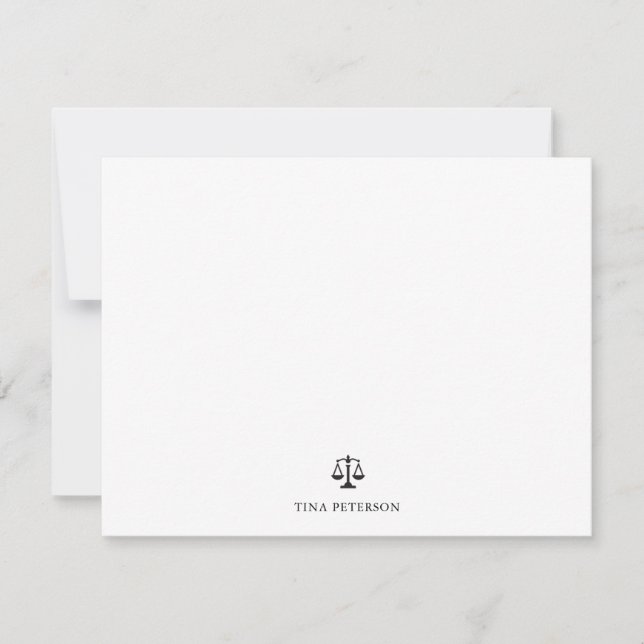 Tarjeta Pequeña Abogado (Anverso)