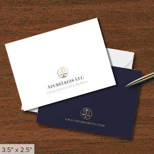 Tarjeta Pequeña Abogado profesional simple
