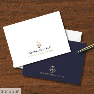 Tarjeta Pequeña Abogado profesional simple