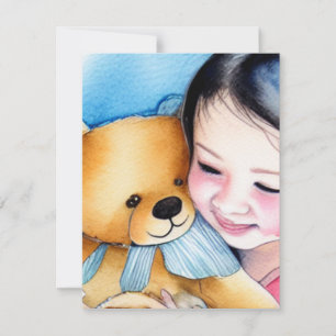 Tarjeta Pequeña Abrazo de oso
