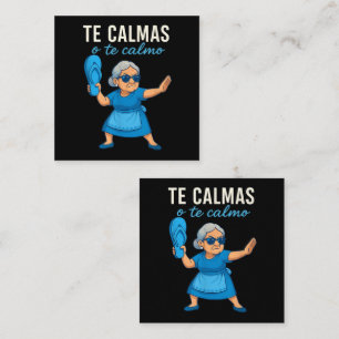 Tarjeta Pequeña Abuela mexicana divertida en español