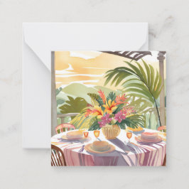 Tarjeta Pequeña Acción de Gracias en Florida - Notecard