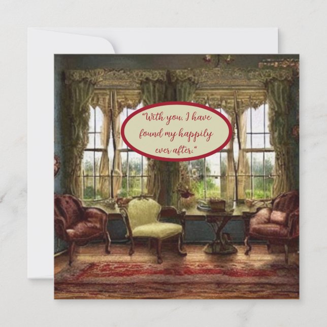 Tarjeta Pequeña Acentos dorados: "Amor dorado" (Anverso)