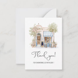 Tarjeta Pequeña Acuarela Elegante Dijo Que Oui Ducha Bridal Que