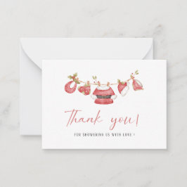 Tarjeta Pequeña Acuarela elegantePequeño santa bebé  Ducha de bebé