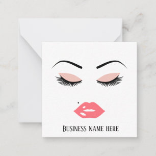 Tarjeta Pequeña adorable artista de maquillaje cualquier propósito