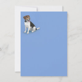 Tarjeta Pequeña Adorable Beagle Mix Note Card