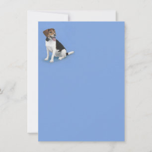 Tarjeta Pequeña Adorable Beagle Mix Note Card