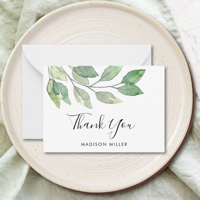 Tarjeta Pequeña Agradecimiento a la vegetación personalizada (Subido por el creador)