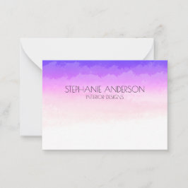 Tarjeta Pequeña Agua de la Holografía de Unicornio