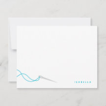 Agujas y Hilos Modernos en Aqua Cosidos