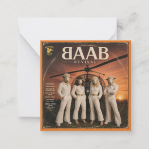 Tarjeta Pequeña Álbum BAAB: una parodia