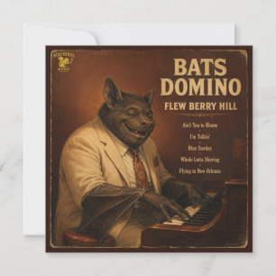 Tarjeta Pequeña Álbum de Bats Domino: una Parodia