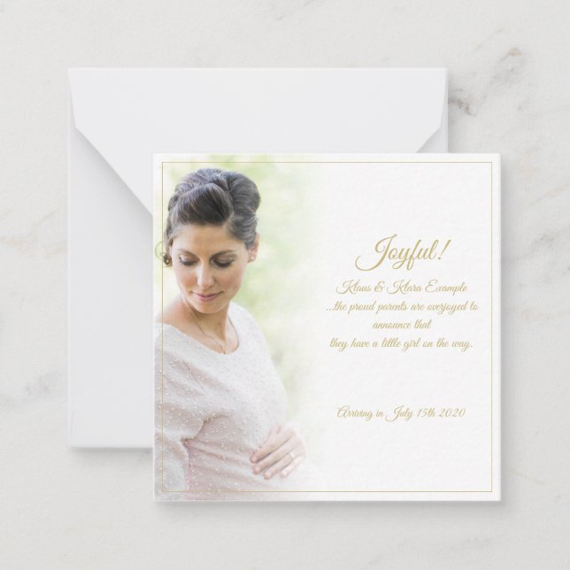 Tarjeta Pequeña ¡Alegre! - Grandes expectativas (Anverso)