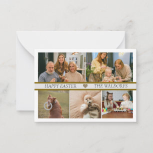 Tarjeta Pequeña Alegría personalizada de Pascua: Foto y texto pers