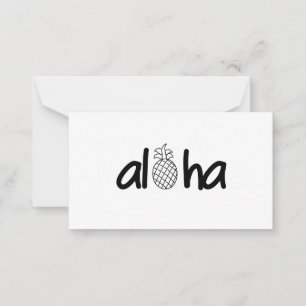Tarjeta Pequeña Aloha