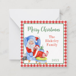 Tarjeta Pequeña Alojamiento de regalo para Navidades de Santa Dorm