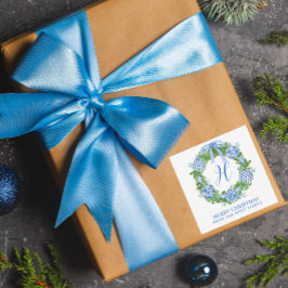 Tarjeta Pequeña Alojamiento para Navidades de la serie Wreath Wate