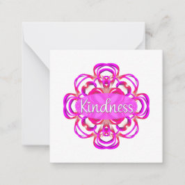 Tarjeta Pequeña Amabilidad en rosa