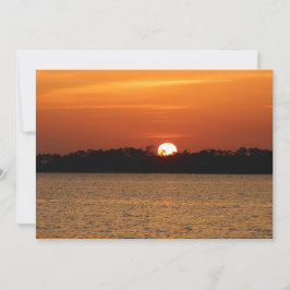 Tarjeta Pequeña Amanecer sobre la bahía de Perdido