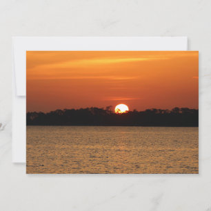 Tarjeta Pequeña Amanecer sobre la bahía de Perdido