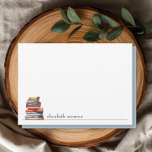 Amante de Libros Elegante Personalizado