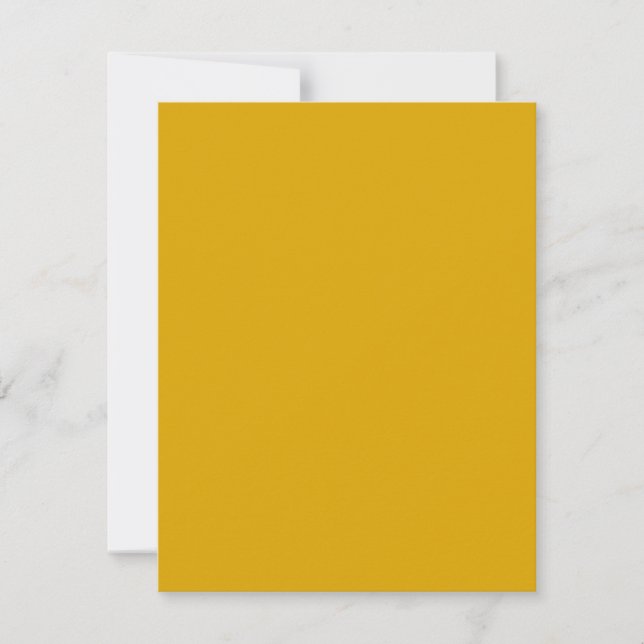 Tarjeta Pequeña Amarillo Mostaza (Anverso)