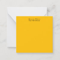 Amber Yellow Plain Elegant Profesional Moderno