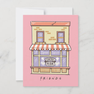 Tarjeta Pequeña AMIGOS™   Cafetería Central Personalizado Perk