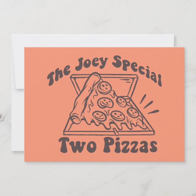 Tarjeta Pequeña AMIGOS™ | Cita de Joey Pizza (Anverso)