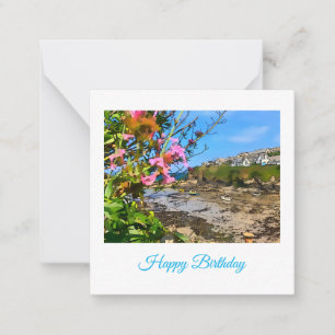 Tarjeta Pequeña Amigos de los pescadores del puerto Port Isaac Cor