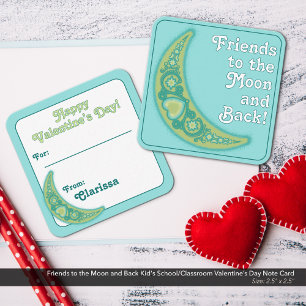 Tarjeta Pequeña Amigos del El día de San Valentín escolar del niño
