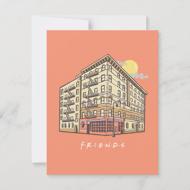 Tarjeta Pequeña AMIGOS™ | Edificio de apartamentos de Mónica (Anverso)
