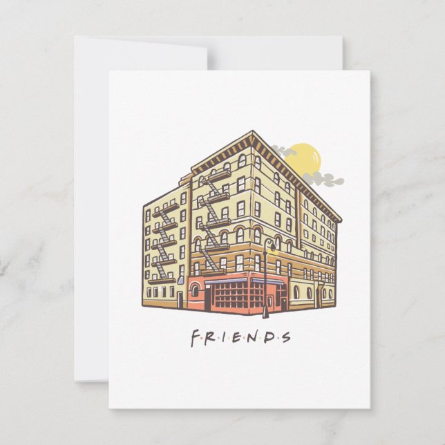 Tarjeta Pequeña AMIGOS™ | Edificio de apartamentos de Mónica (Anverso)