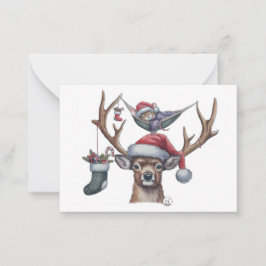 Tarjeta Pequeña Amigos festivos