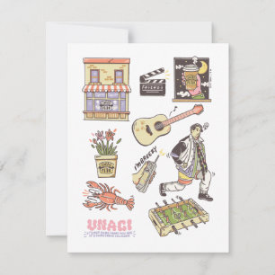 Tarjeta Pequeña AMIGOS™   Gráfico de iconos Personalizados