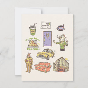 Tarjeta Pequeña AMIGOS™   Gráfico de iconos Personalizados