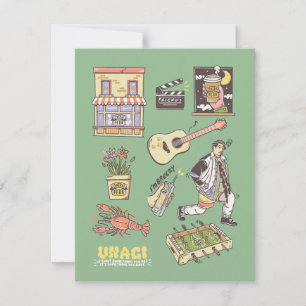 Tarjeta Pequeña AMIGOS™   Gráfico de iconos Personalizados