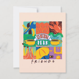 Tarjeta Pequeña AMIGOS™ Gráfico vibrante de Perk central