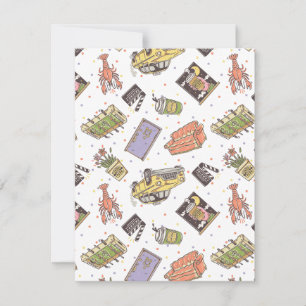Tarjeta Pequeña AMIGOS™   Patrón de iconos de punto de Polka