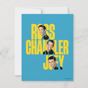 Tarjeta Pequeña AMIGOS™ Ross, Chandler y Joey