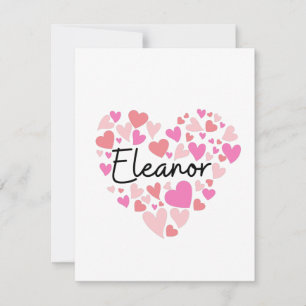 Tarjeta Pequeña Amo a Eleanor