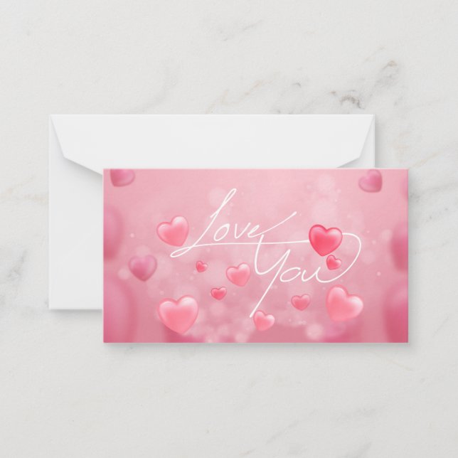 Tarjeta Pequeña Amor dulce (Anverso)