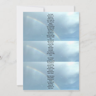 Tarjeta Pequeña Amor en arco iris