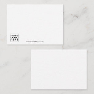 Tarjeta Pequeña Añadir logotipo empresarial Simple y moderno