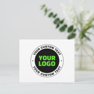 Tarjeta Pequeña Añadir su propio logotipo comercial o diseño carga